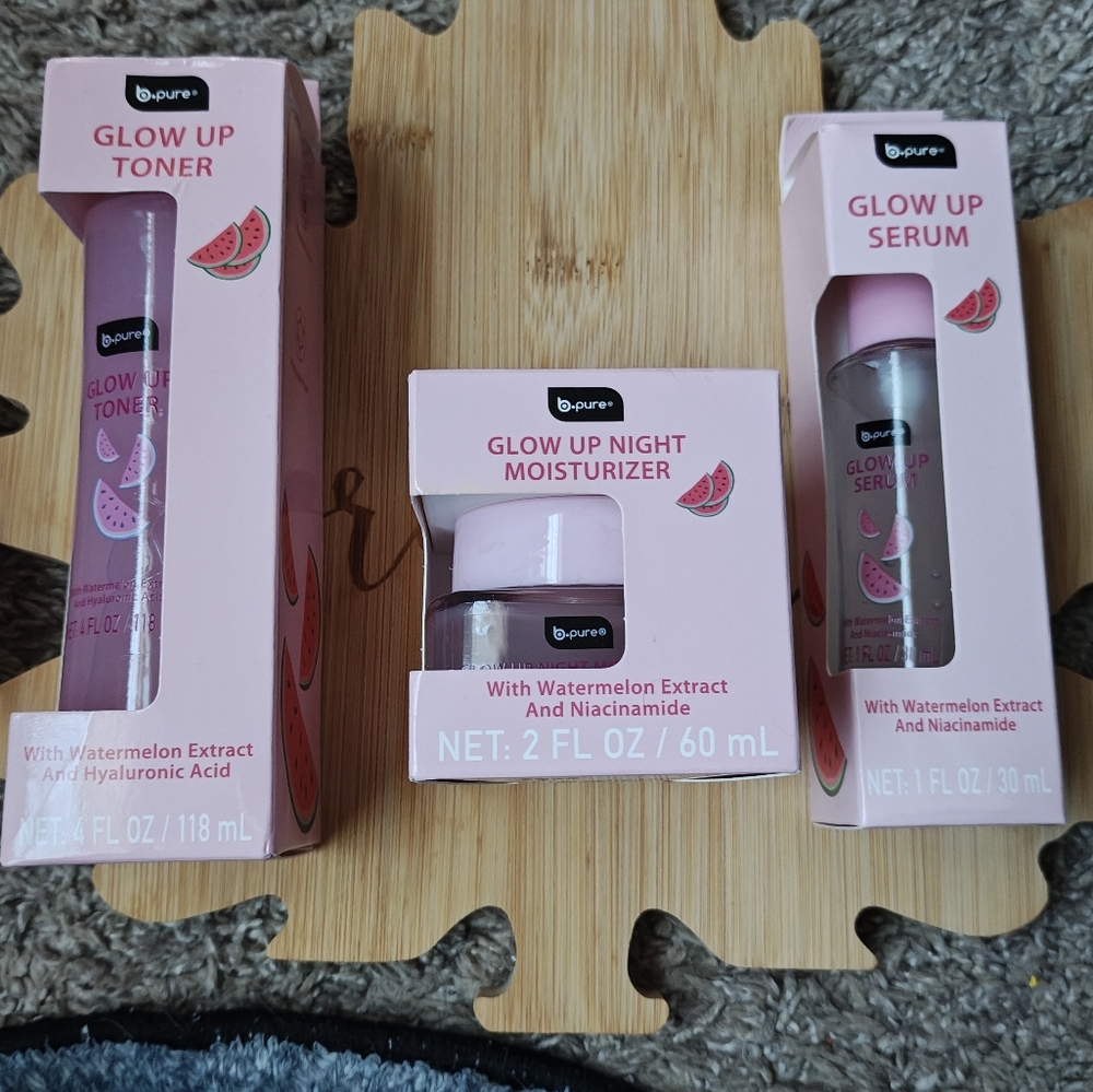 Glow Up Skincare Set - Pink